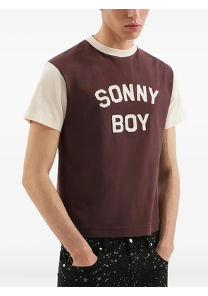 1989 STUDIO text-print T-shirt - Brown