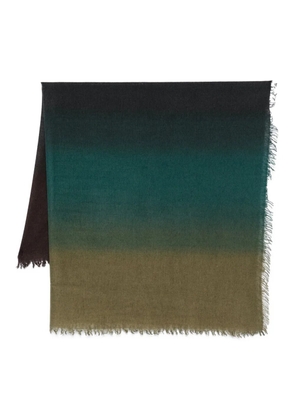 Faliero Sarti fringed scarf - Green