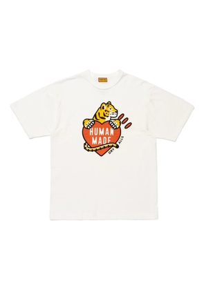 Human Made tiger heart graphic T-shirt - White