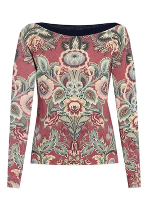 ETRO floral-print top - Red