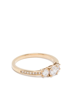 Swarovski Stilla Attract round-cut crystal ring - Gold