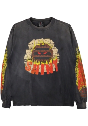 SAINT MXXXXXX Live in Hell sweatshirt - Black