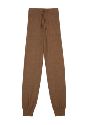 Tod's drawstring knitted track pants - Brown