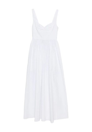 Matteau Bralette midi dress - White