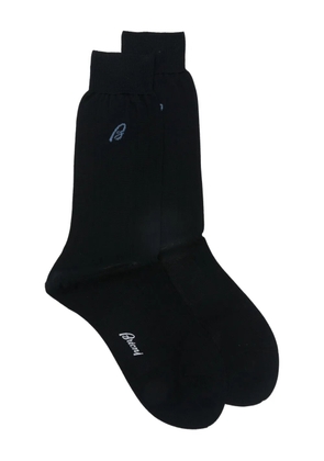 Brioni logo-detail socks - Black
