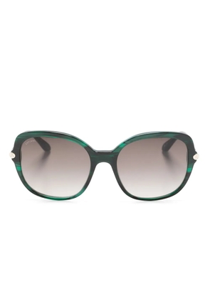 Aspinal Of London Nova oversize-frame sunglasses - Green