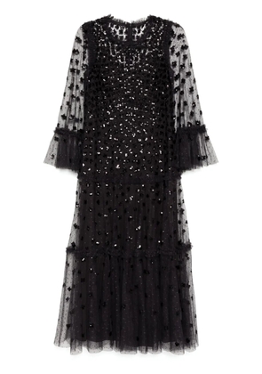 Needle & Thread Glisten maxi dress - Black