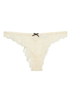 Fleur Du Mal Bianca briefs - Neutrals