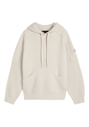 Moose Knuckles panelled wool hoodie - Neutrals