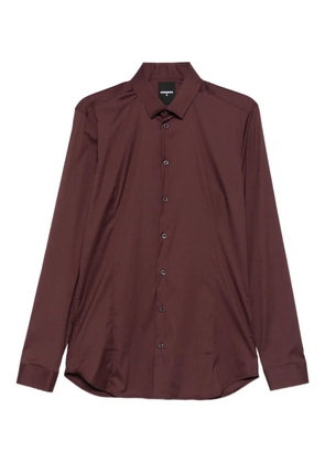 Patrizia Pepe poplin slim-fit shirt - Red