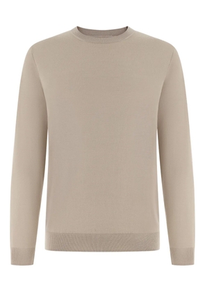 Boggi Milano crew neck knitwear - Neutrals