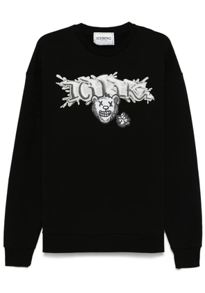 Iceberg logo-print sweatshirt - Black
