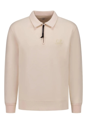 C.P. Company polo-neck half-zip sweatshirt - Neutrals