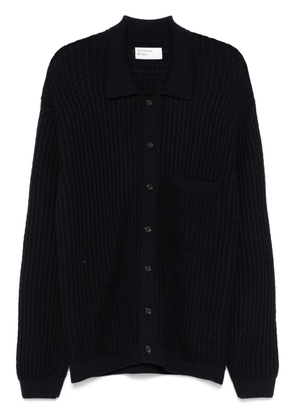 Universal Works classic-collar cardigan - Blue