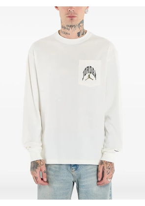 Jordan Brooklyn long-sleeve crew-neck T-shirt - Neutrals