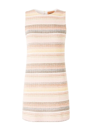 Missoni knitted mini dress - Neutrals