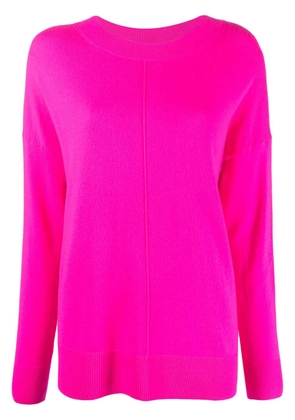 Chinti & Parker fine-knit crew-neck jumper - Pink