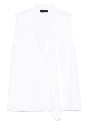 LIU JO scarf-detail top - White