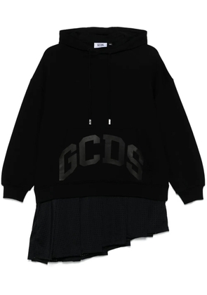 GCDS logo-print mini dress - Black