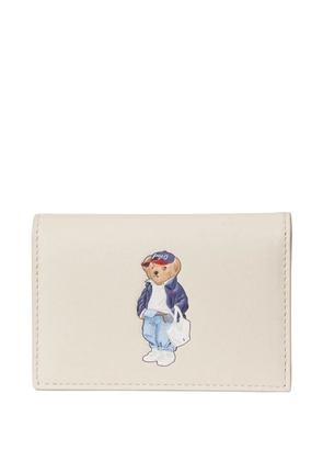 Polo Ralph Lauren Polo Bear leather wallet - Neutrals