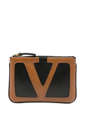 Valentino Garavani Viva Superstar zip-fastening leather wallet - Black