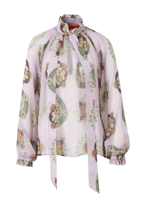 La DoubleJ floral-print blouse - Purple