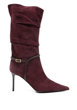 Giuseppe Zanotti 85mm suede boots - Red