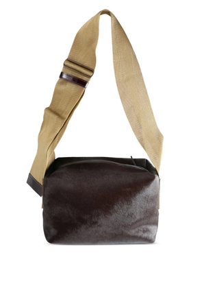 Uma Wang small leather shoulder bag - Brown