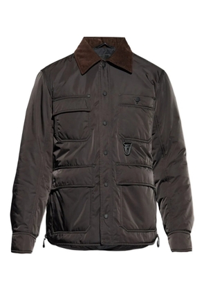 Moncler Grenoble Waterton corduroy-collar padded jacket - Brown