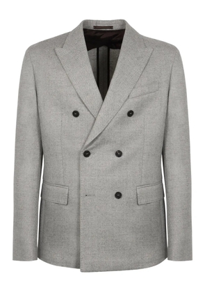 slowear double-breasted blazer - Grey