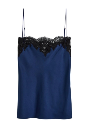 Stella McCartney lace-trim top - Blue