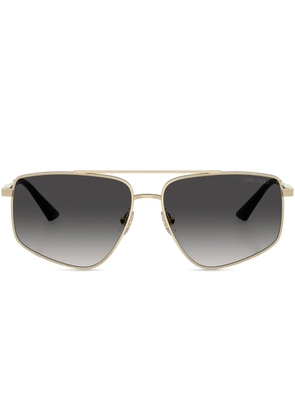 Jimmy Choo Eyewear geometric-frame sunglasses - Gold