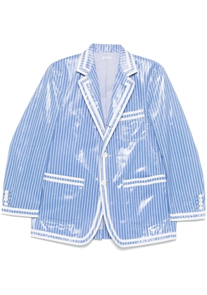 Thom Browne striped blazer - Blue