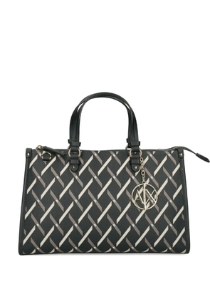 Armani Exchange logo graphic tote bag - Green