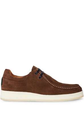 PS Paul Smith suede derby shoes - Brown