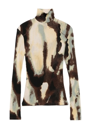 Nanushka Nayeli patterned top - Green