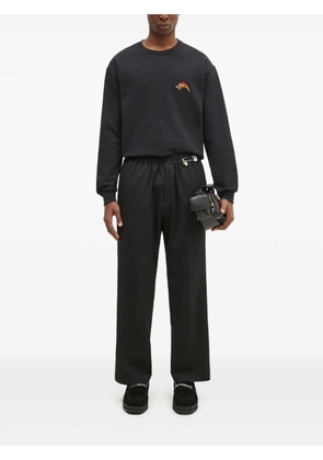 WACKO MARIA x Tim Lehi tiger-embroidered sweatshirt - Black