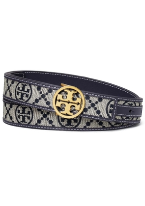 Tory Burch 1' T monogram Miller belt - Blue