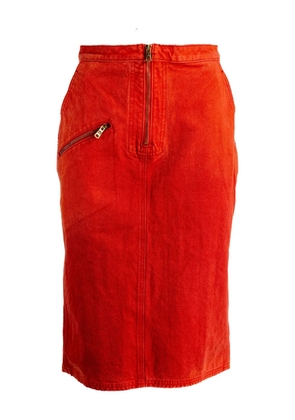 Willy Chavarria Workwear zipped mini skirt - Red
