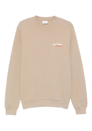 Les Deux Racing organic-cotton sweatshirt - Neutrals