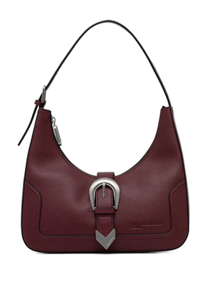 Karl Lagerfeld Jeans buckled-strap shoulder bag - Red