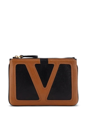 Valentino Garavani Viva Superstar zip-fastening leather wallet - Black