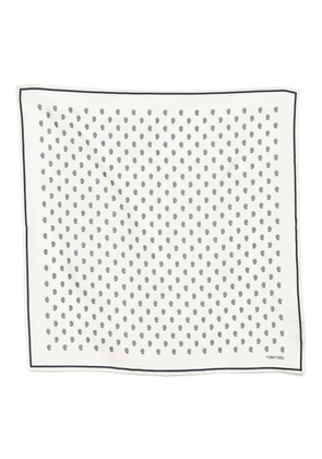 TOM FORD paisley-print pocket square - Neutrals