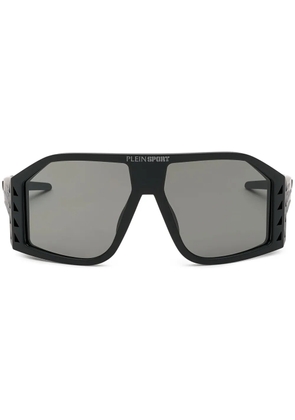 Plein Sport The Wave Gen X.02 oversize-frame sunglasses - Black