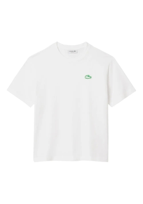 Lacoste logo-patch T-shirt - White