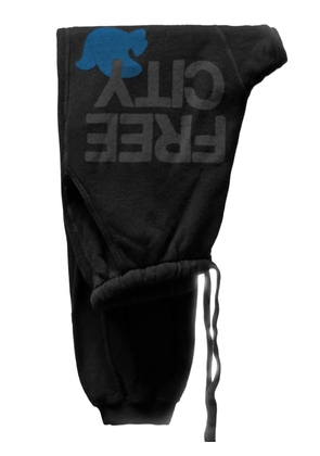 FreeCity logo track pants - Black