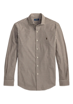 Polo Ralph Lauren checked poplin shirt - Brown