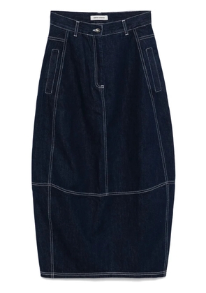 Henrik Vibskov Dusk midi skirt - Blue