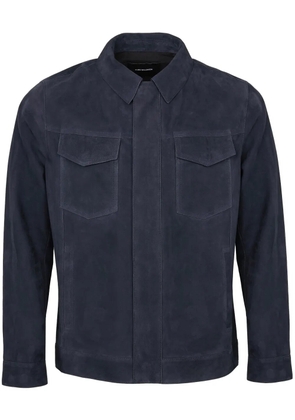 Yves Salomon suede jacket - Blue
