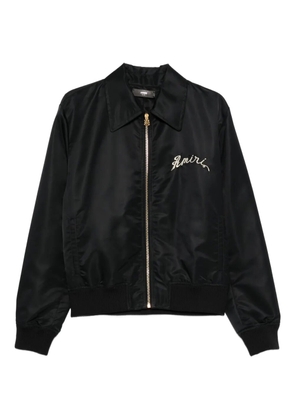 AMIRI embroidered bomber jacket - Black